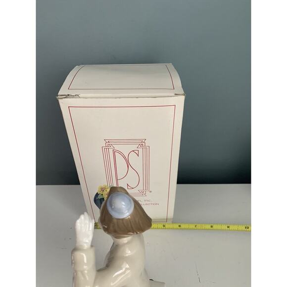 Vintage Paul Sebastian 1993 Desako 8" Clown With Flowers Figurine Porcelain - Picture 11 of 12